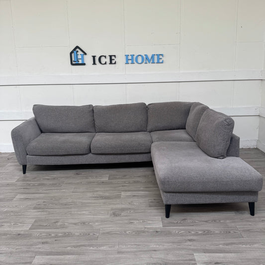 3 sits soffa med divan höger