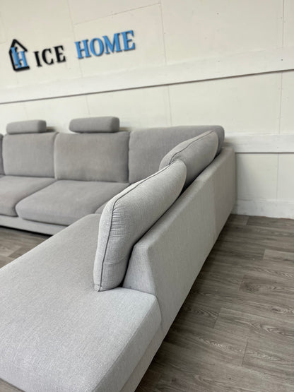3-sits soffa med divan höger och schäslong vänster