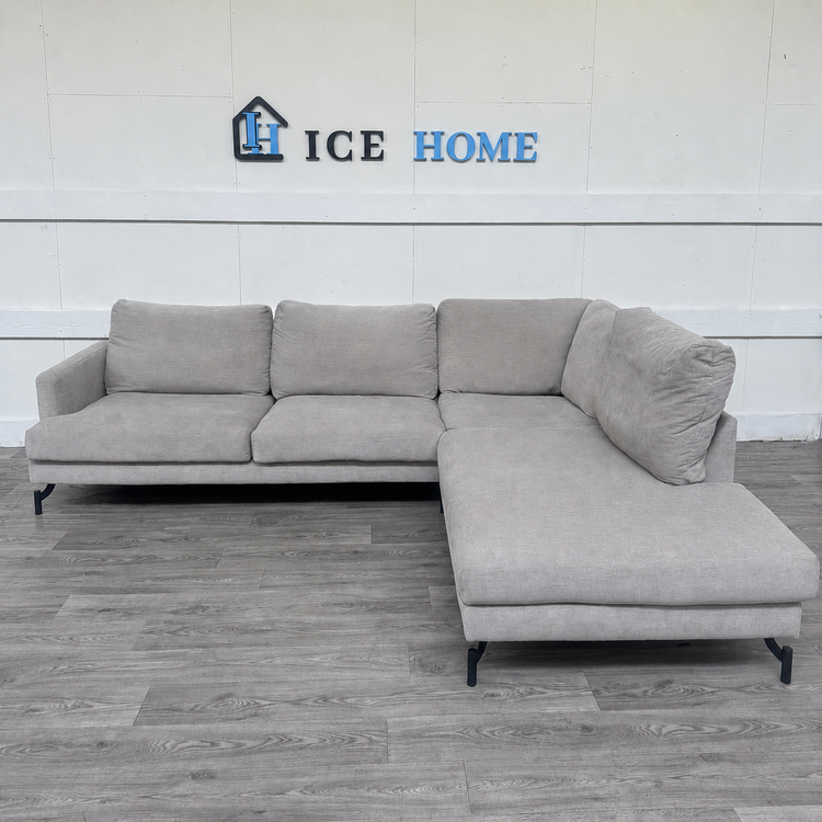 3-sits soffa med divan höger