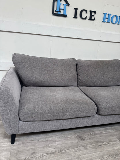 3 sits soffa med divan höger