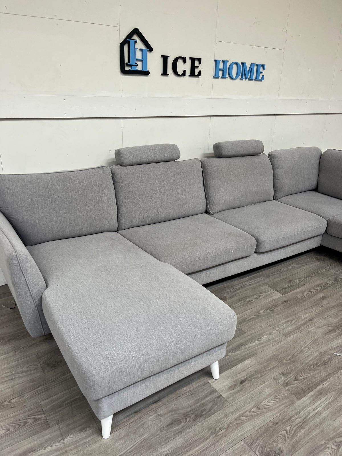 3-sits soffa med divan höger och schäslong vänster