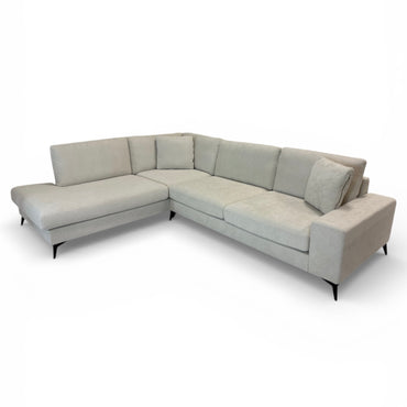 Äpple U-soffa i beige tyg | ICEHOME